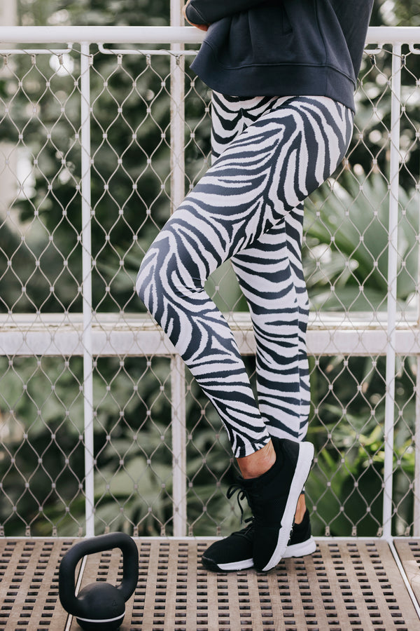 Legging à taille haute Natural Zebra